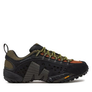 Žemi žygio batai 👟 Turistiniai batai Merrell Intercept J037721 Juoda