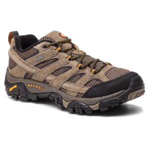 Žemi žygio batai 👟 Turistiniai batai Merrell Moab 2 Ltr Gtx GORE-TEX J18427 Ruda