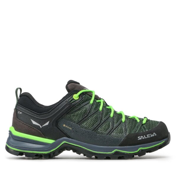 Žemi žygio batai 👟 Turistiniai batai Salewa Ms Mtn Trainer Lite Gtx GORE-TEX 61361-5945 Žalia