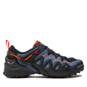 Žemi žygio batai 👟 Turistiniai batai Salewa Ms Wildfire Edge Gtx GORE-TEX 61375-8669 Tamsiai mėlyna