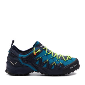 Žemi žygio batai 👟 Turistiniai batai Salewa Wildfire Edge 61346-3988 Mėlyna