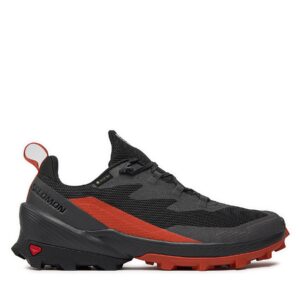 Žemi žygio batai 👟 Turistiniai batai Salomon Cross Over 2 Gore-Tex L47265000 Juoda