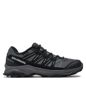 Žemi žygio batai 👟 Turistiniai batai Salomon Grivola Gore-Tex L47605900 Pilka