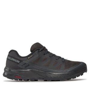 Žemi žygio batai 👟 Turistiniai batai Salomon Outrise Gtx L47141800 Juoda