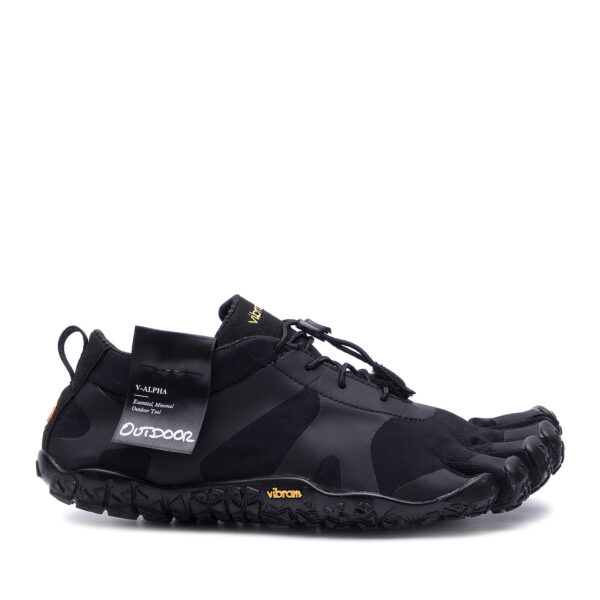 Žemi žygio batai 👟 Turistiniai batai Vibram Fivefingers V-Alpha 18M7101 Juoda