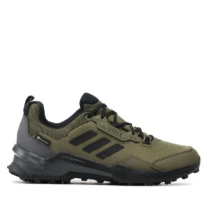 Žemi žygio batai 👟 Turistiniai batai adidas Terrex AX4 GORE-TEX Hiking Shoes HP7400 Žalia