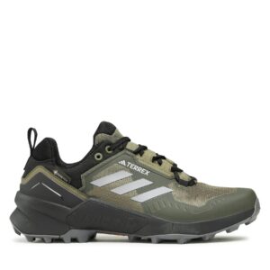 Žemi žygio batai 👟 Turistiniai batai adidas Terrex Swift R3 GORE-TEX HR1312 Žalia