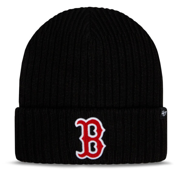 Žieminės kepurės vyrams, Kepurė 47 Brand MLB Boston Red Sox Thick Cord Logo 47 B-THCCK02ACE-BK Juoda