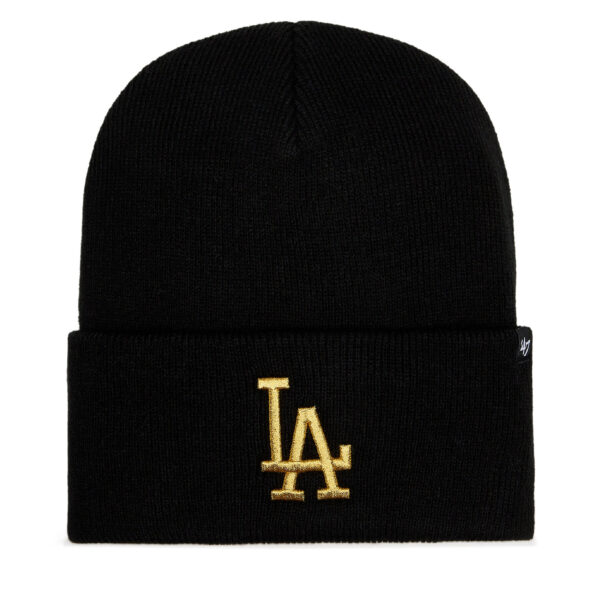 Žieminės kepurės vyrams, Kepurė 47 Brand MLB Los Angeles Dodgers Haymaker Metallic '47 B-HYMKM12ACE-BK Juoda