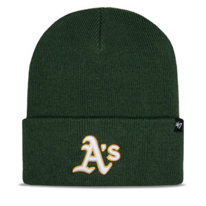 Žieminės kepurės vyrams, Kepurė 47 Brand MLB Oakland Athletics Haymaker '47 B-HYMKR18ACE-DGC Chaki