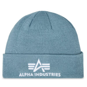 Žieminės kepurės vyrams, Kepurė Alpha Industries 3D Beanie 168910 Mėlyna