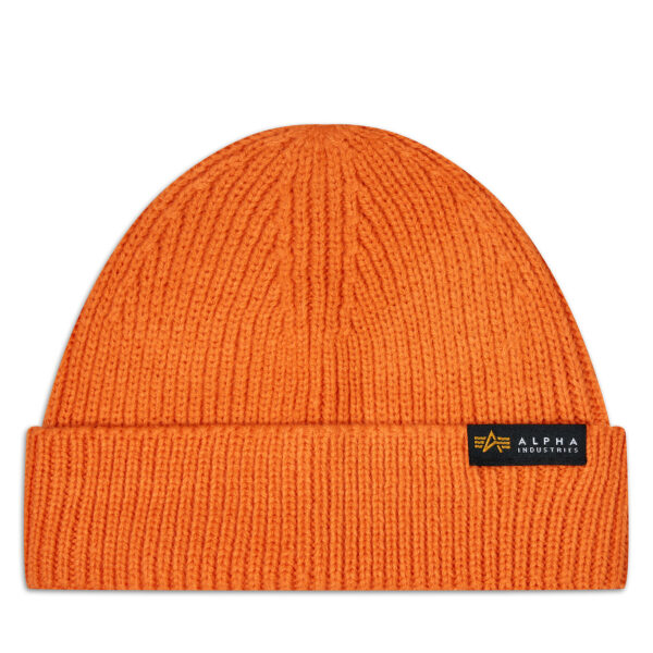 Žieminės kepurės vyrams, Kepurė Alpha Industries Dockers Beanie 138905 Oranžinė