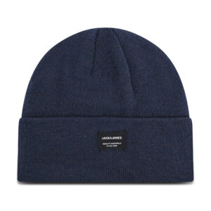 Žieminės kepurės vyrams, Kepurė Jack&Jones Jacdna Beanie Noos 12092815 Tamsiai mėlyna