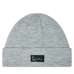 Žieminės kepurės vyrams, Kepurė Karl Kani KK Signature Beanie KA223-009-3 Pilka