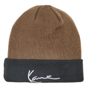 Žieminės kepurės vyrams, Kepurė Karl Kani Signature Spild Beanie 7050054 Ruda