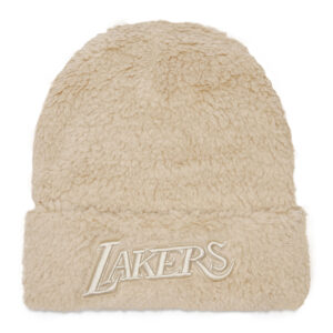 Žieminės kepurės vyrams, Kepurė Mitchell & Ness Los Angeles Lakers HCFK4340 Smėlio