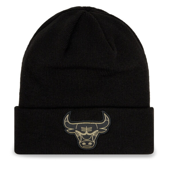 Žieminės kepurės vyrams, Kepurė New Era Badge Beanie Bulls 60364359 Juoda