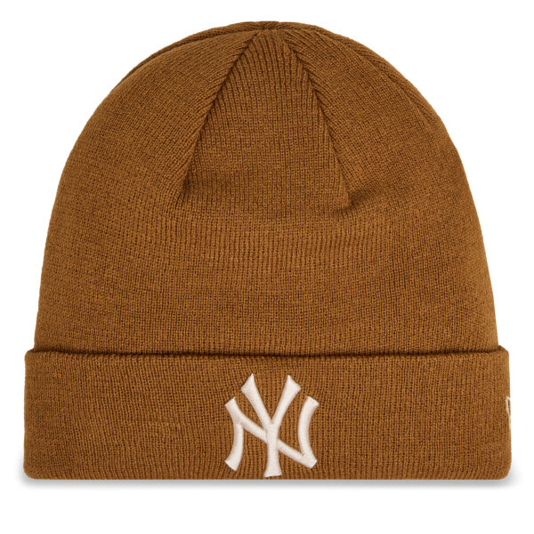 Žieminės kepurės vyrams, Kepurė New Era Le Beanie Nyy Brw 60364360 Ruda