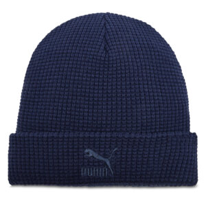 Žieminės kepurės vyrams, Kepurė Puma Classics Mid Fit Beanie 025677 03 Tamsiai mėlyna