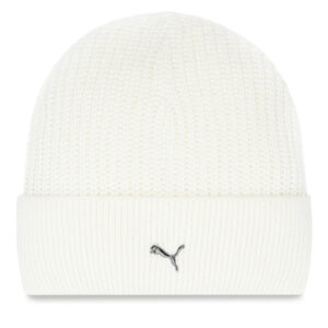 Žieminės kepurės vyrams, Kepurė Puma Metal Cat Beanie 024874 02 Balta