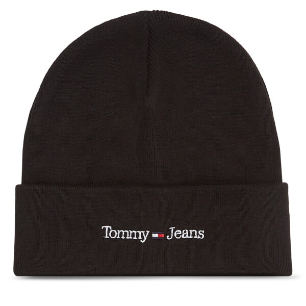 Žieminės kepurės vyrams, Kepurė Tommy Jeans AM0AM11340 Juoda