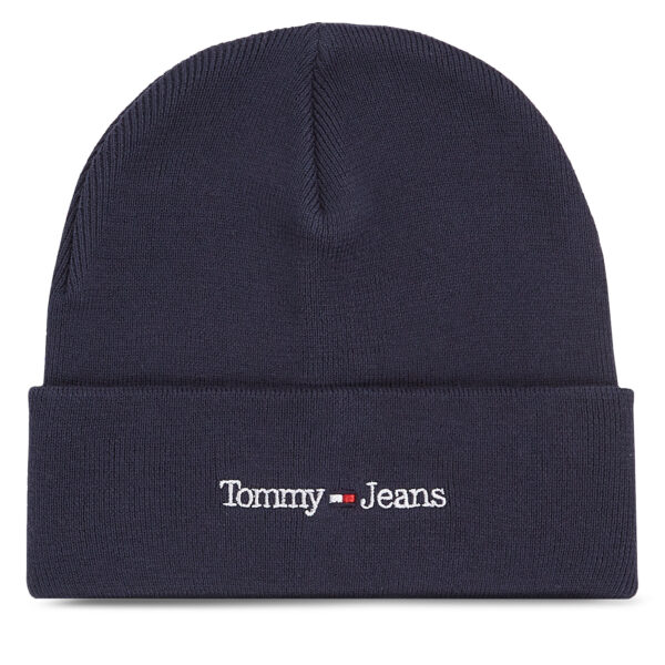 Žieminės kepurės vyrams, Kepurė Tommy Jeans AM0AM11340 Tamsiai mėlyna