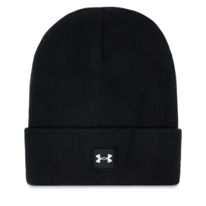 Žieminės kepurės vyrams, Kepurė Under Armour Halftime Cuff 1373155-001 Juoda