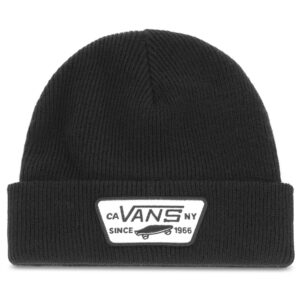 Žieminės kepurės vyrams, Kepurė Vans Milford Beanie VN000UOUBLK Juoda