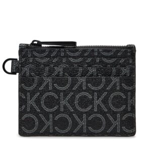 Kreditinių kortelių dėklas Calvin Klein Ck Must Mono 6Cc Holder W/Zip K50K511678 Juoda