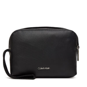 👜 Maža rankinė Calvin Klein Ck Est. Pu Compact Case K50K512109 Juoda