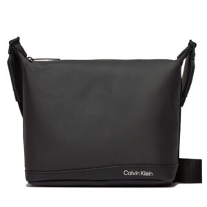 👜 Maža rankinė Calvin Klein Rubberized Wide Base Xover K50K511251 Juoda