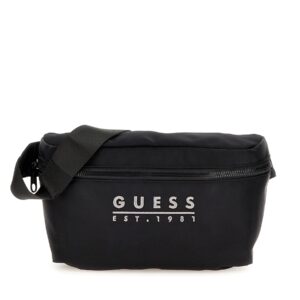 👜 Rankinė ant juosmens Guess Nola Mini Bags HMVENE P3331 Juoda