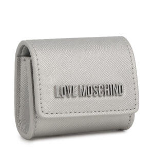 👜 Ausinių dėklas LOVE MOSCHINO JC6451PP4IK2390B Sidabrinė