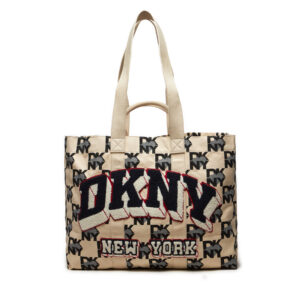 👜 Didelės rankinės moterims, Rankinė DKNY Heart Of Ny Large Tote R41AYF01 Balta