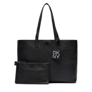 👜 Didelės rankinės moterims, Rankinė DKNY Park Slope Shopping R41BAB88 Juoda