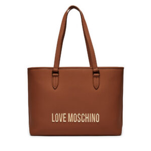 👜 Didelės rankinės moterims, Rankinė LOVE MOSCHINO JC4190PP1LKD0208 Ruda