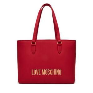 👜 Didelės rankinės moterims, Rankinė LOVE MOSCHINO JC4190PP1LKD0500 Raudona