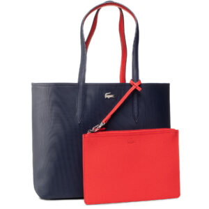 👜 Didelės rankinės moterims, Rankinė Lacoste Shopping Bag NF2142AA Raudona