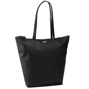 👜 Didelės rankinės moterims, Rankinė Lacoste Vertical Shopping Bag NF1890PO Juoda