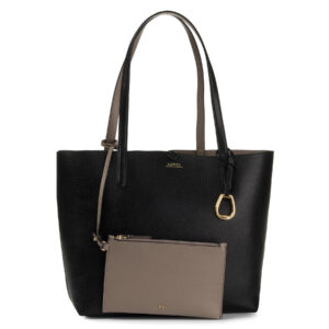 👜 Didelės rankinės moterims, Rankinė Lauren Ralph Lauren Rvrsble Tote 431795329001 Juoda