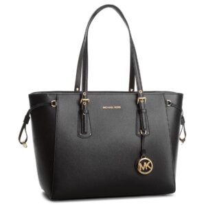 👜 Didelės rankinės moterims, Rankinė MICHAEL Michael Kors Voyager 30H7GV6T8L Juoda