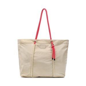 👜 Didelės rankinės moterims, Rankinė Tommy Jeans Tjw Beach Summer Tote AW0AW14583 Smėlio