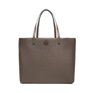 👜 Didelės rankinės moterims, Rankinė Tory Burch McGraw Tote 152221 Pilka