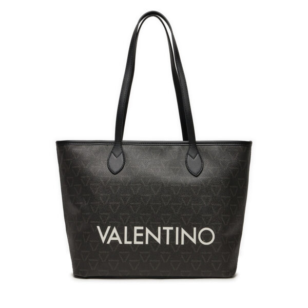 👜 Didelės rankinės moterims, Rankinė Valentino Liuto VBS3KG01R Juoda