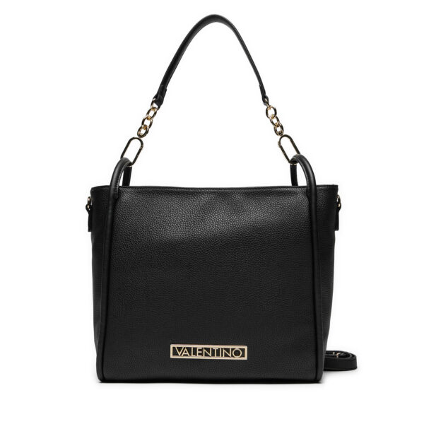 👜 Didelės rankinės moterims, Rankinė Valentino Vinile VBS8A701 Juoda