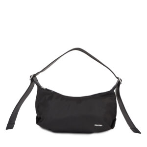 👜 Maža rankinė Calvin Klein Wide Strap Nylon Shoulder Bag Sm K60K611056 Juoda