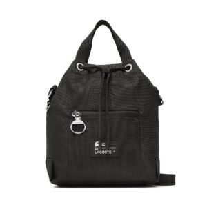 👜 Rankinės moterims, Rankinė Lacoste Bucket Bag NF4196WE Juoda