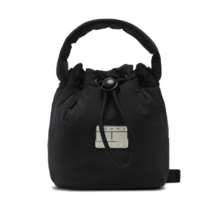 👜 Rankinės moterims, Rankinė Tommy Jeans Tjw Hype Conscious Bucket Bag AW0AW14142 Juoda