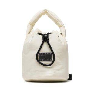 👜 Rankinės moterims, Rankinė Tommy Jeans Tjw Hype Conscious Bucket Bag AW0AW14142 Smėlio