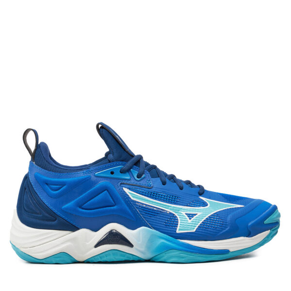 👞 Batai uždaroms aikštelėms Mizuno Wave Momentum 3 V1GA2312 Mėlyna